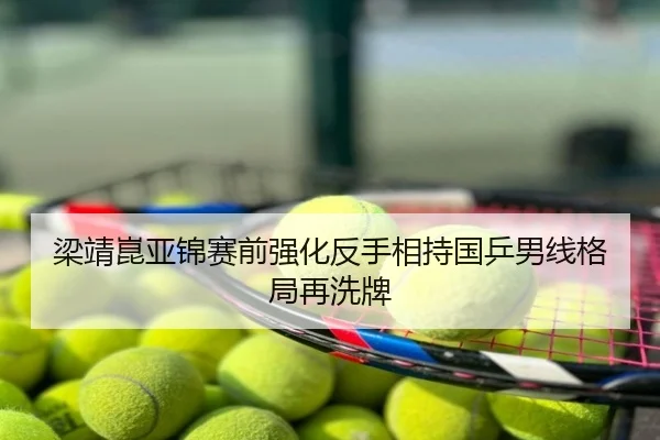 梁靖崑亚锦赛前强化反手相持国乒男线格局再洗牌